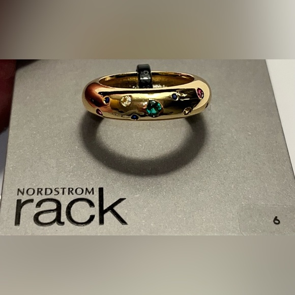 Nordstrom Jewelry Nordstrom Rack Cz Inlay Wide Band Ring Poshmark